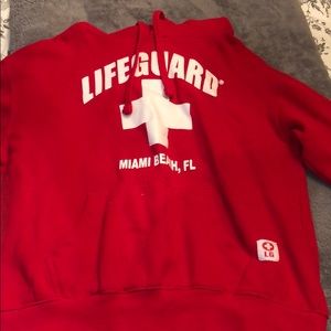 Miami Beach, Fl lifeguard hoodie